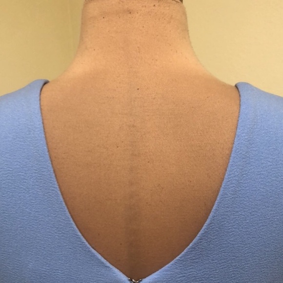 NWT Dress the Population Sandra Formal Maxi Dress Size XL Sky Blue Gown - Picture 5 of 11